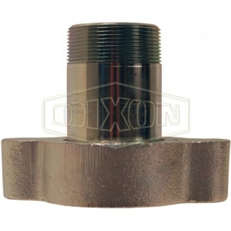 Dixon Boss Male Adapter with Wing Nut, 3 in, MNPT GMAS36